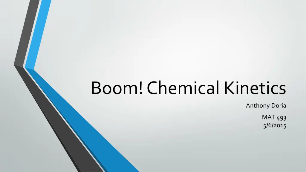 boom chemical kinetics