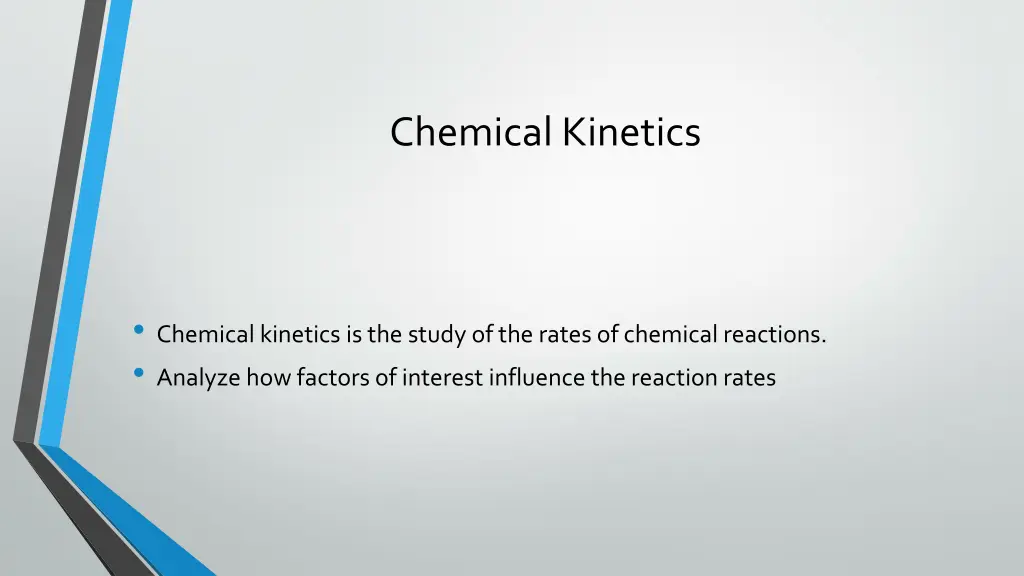 chemical kinetics