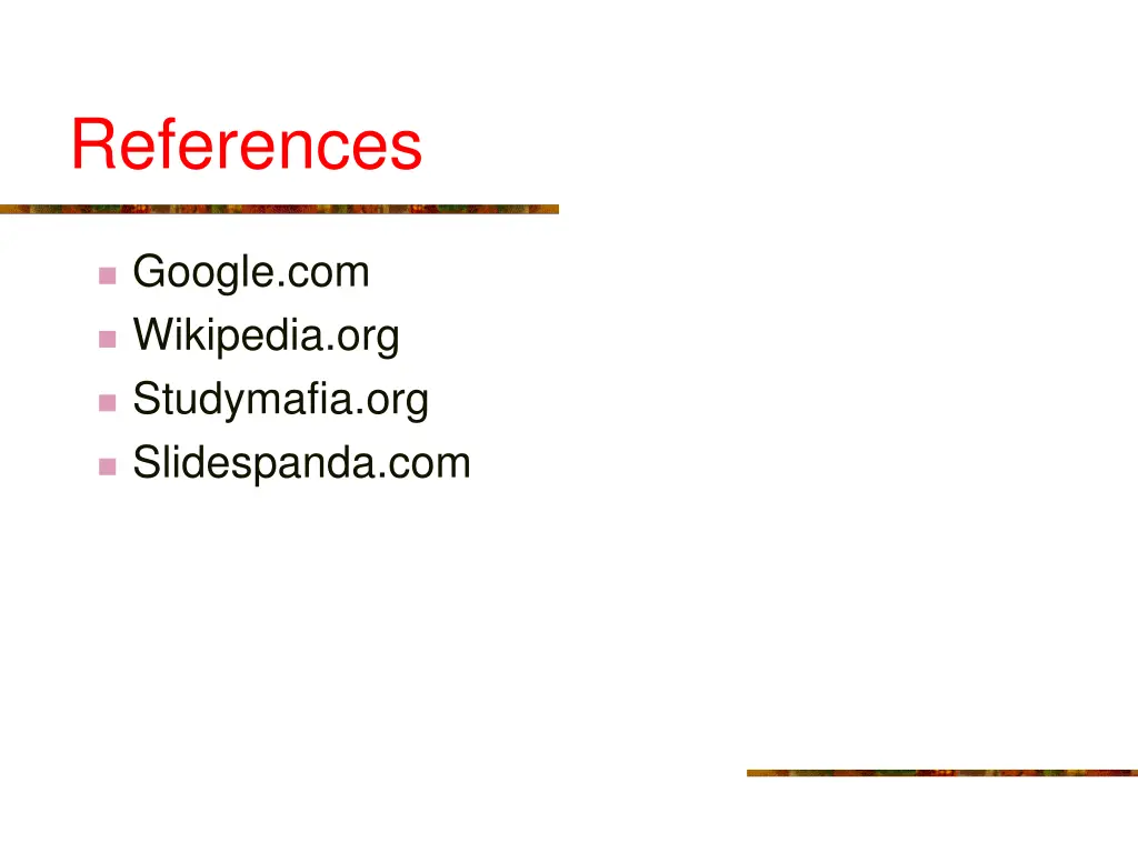 references