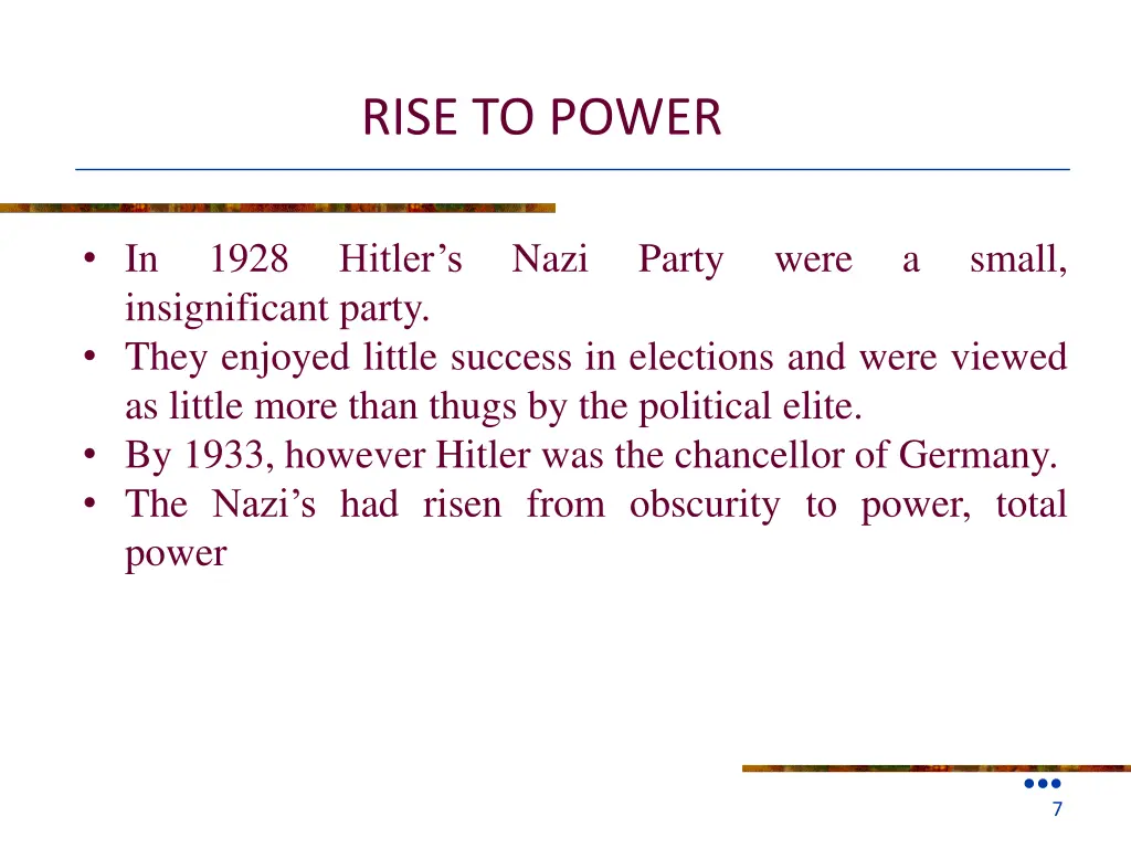 rise to power 1
