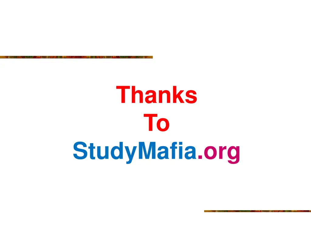 thanks to