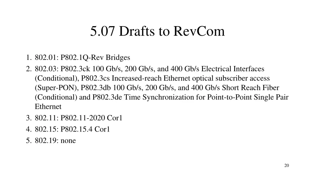 5 07 drafts to revcom
