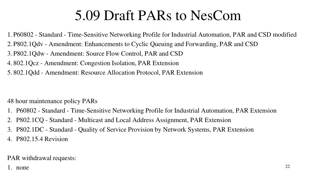 5 09 draft pars to nescom