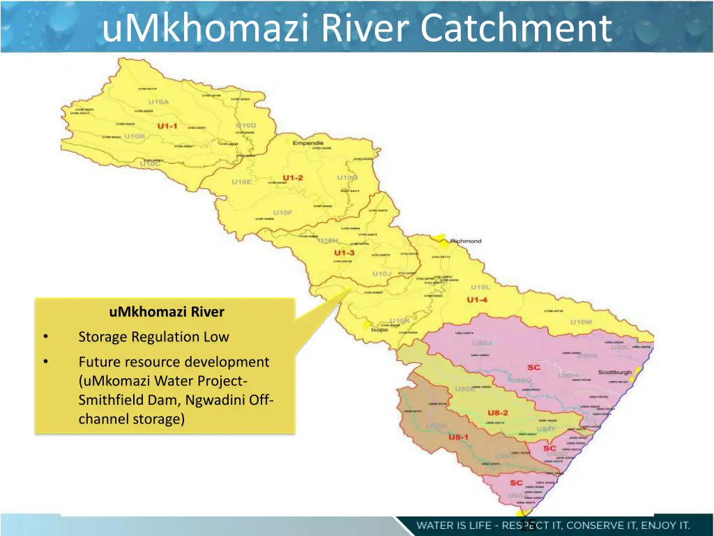 umkhomazi river catchment