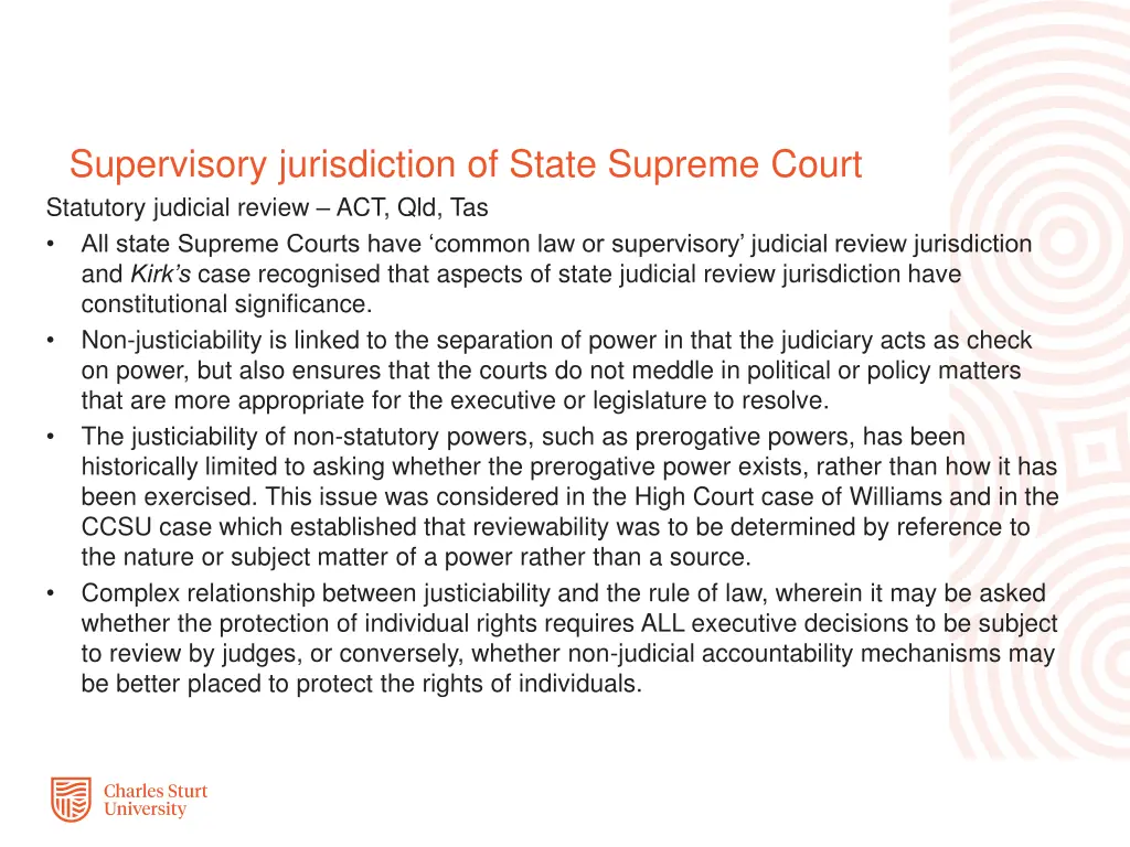 supervisory jurisdiction of state supreme court