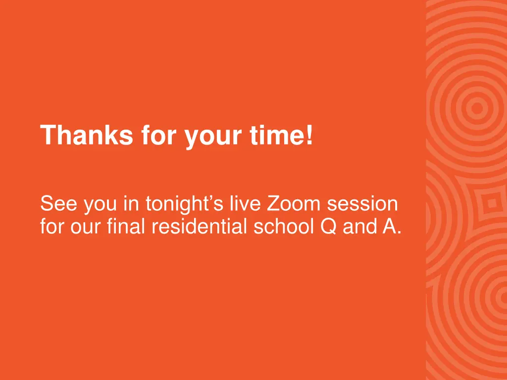 thanks for your time