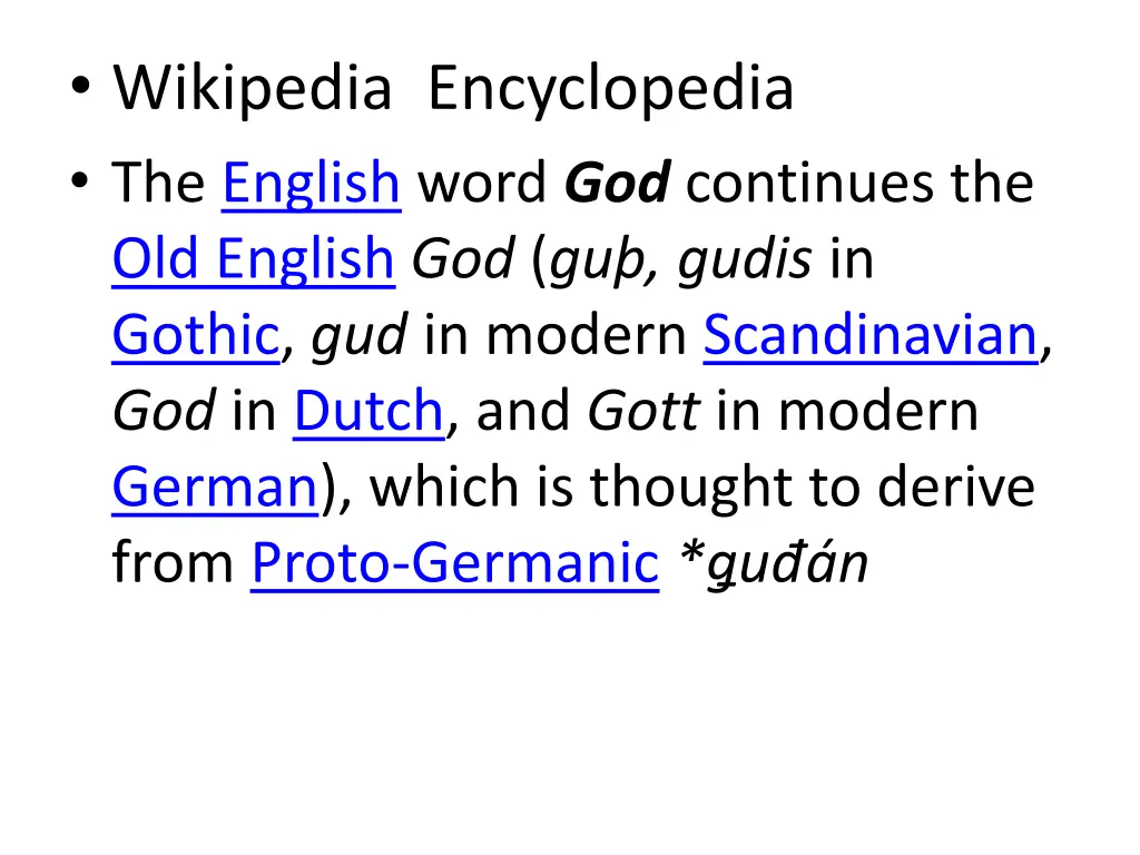 wikipedia encyclopedia the english word
