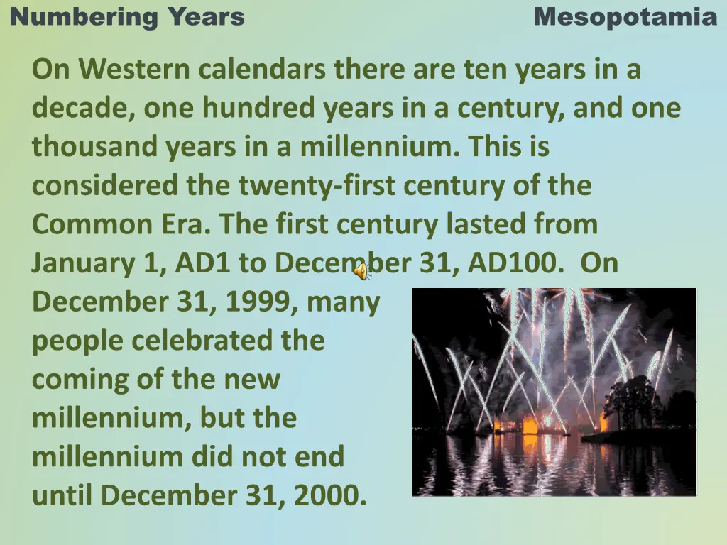 numbering years mesopotamia 7