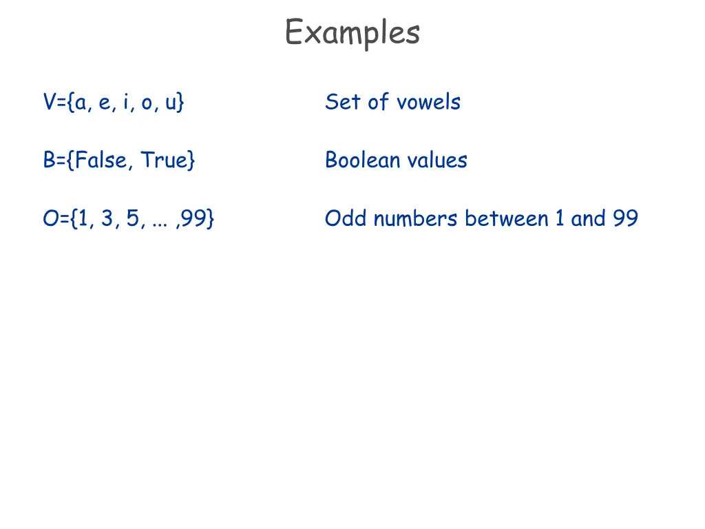 examples