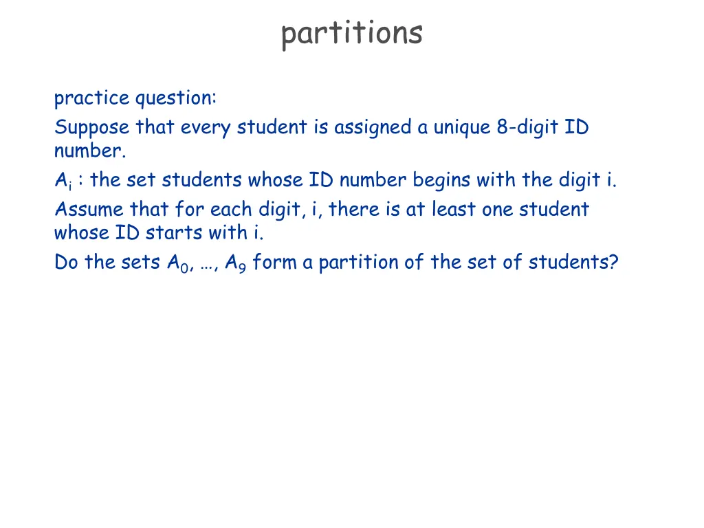 partitions 1