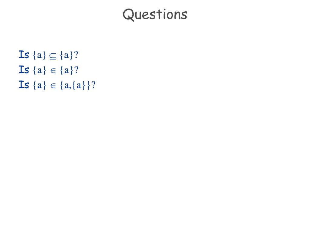 questions 1