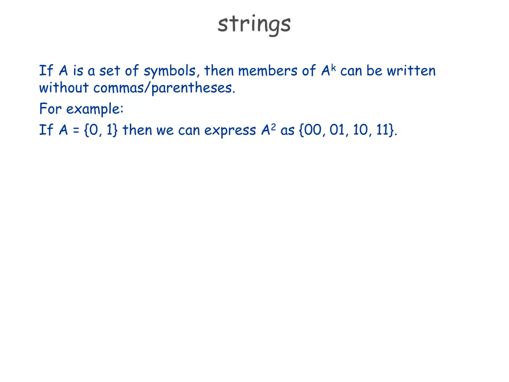 strings