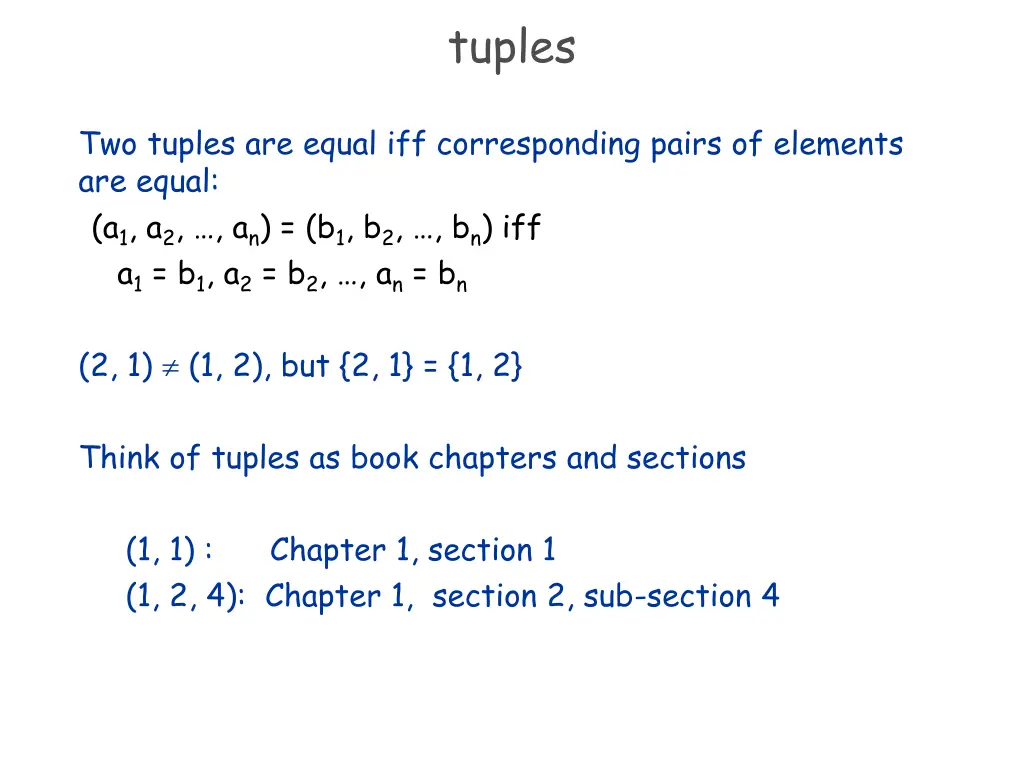 tuples 1