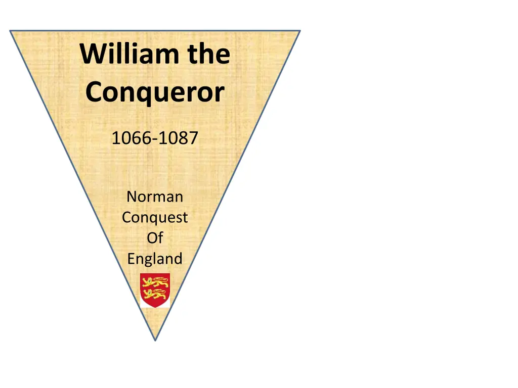 william the conqueror