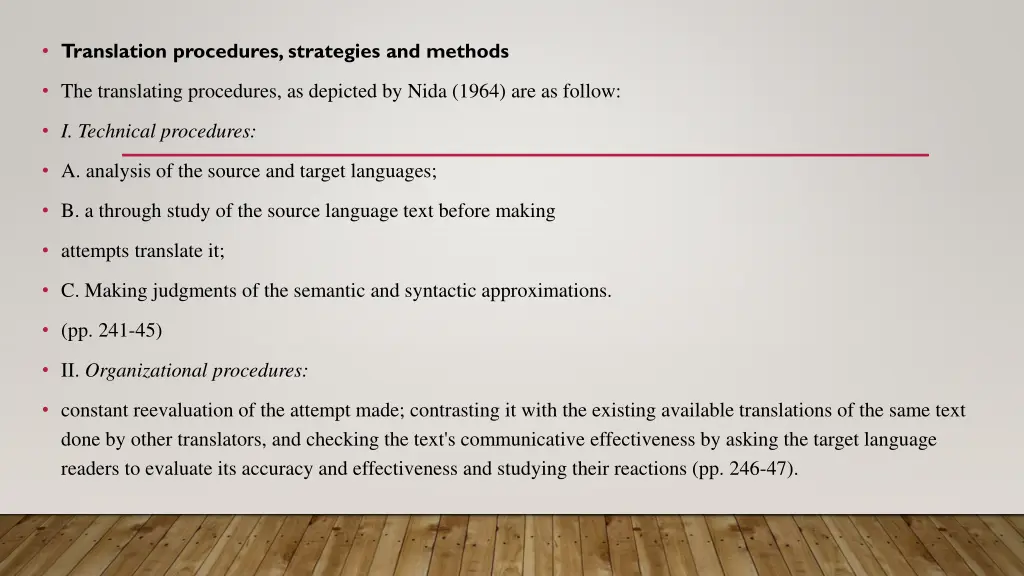 translation procedures strategies and methods
