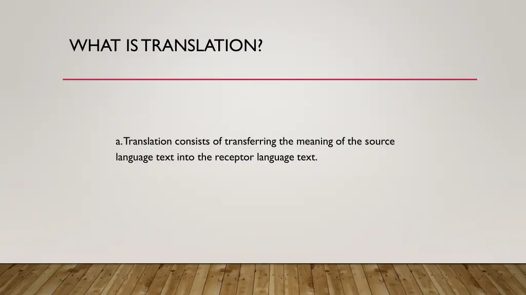 what is translation