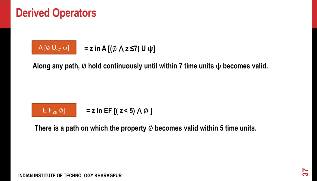 derived operators