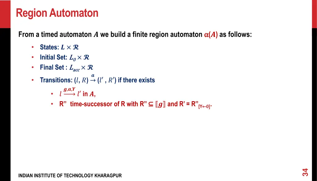 region automaton
