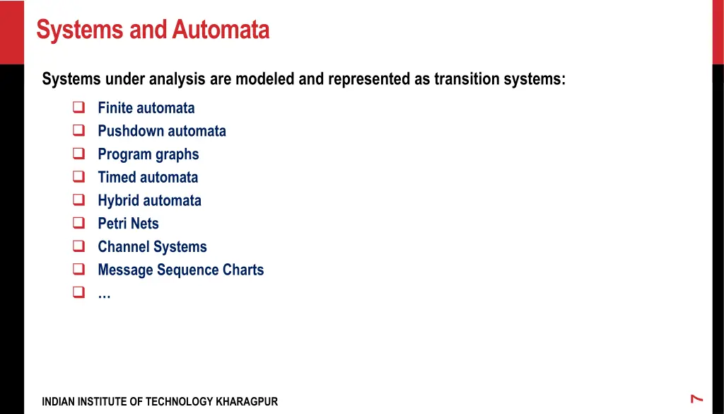 systems and automata
