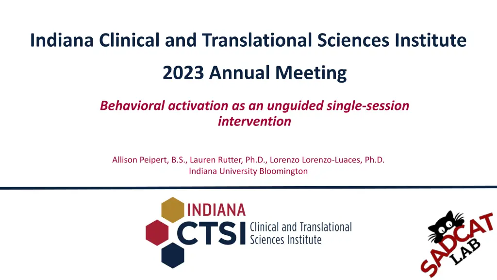 indiana clinical and translational sciences