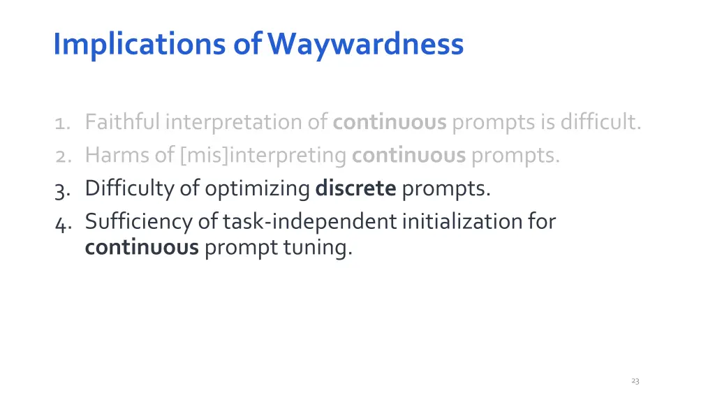 implications of waywardness 3
