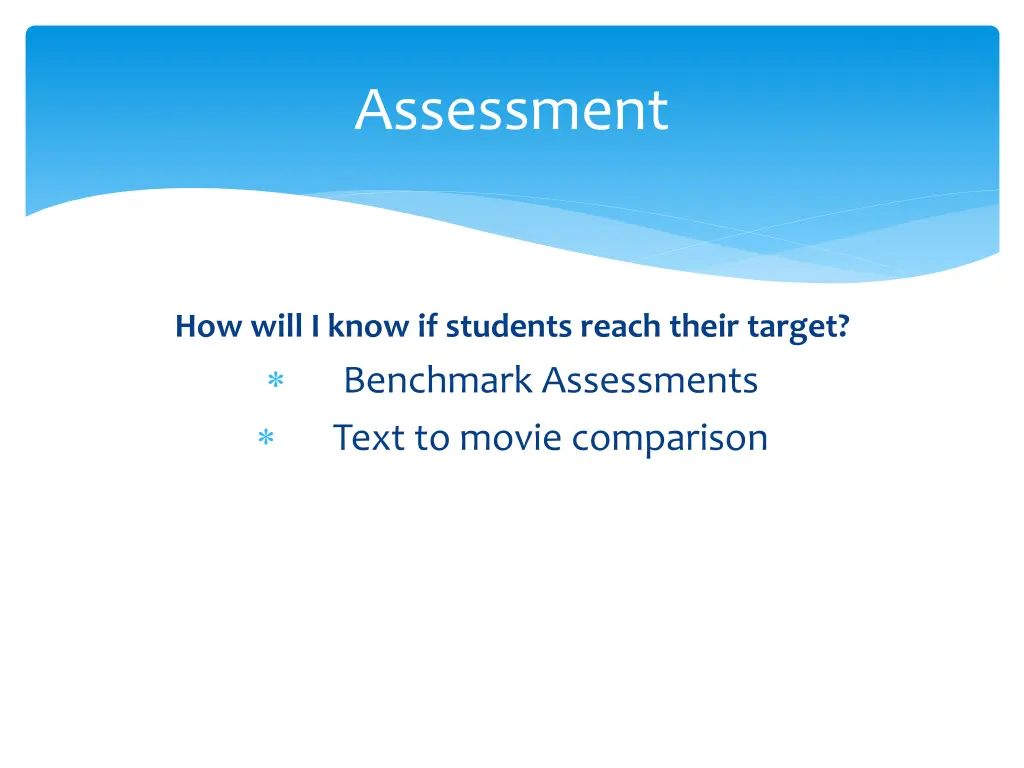 assessment