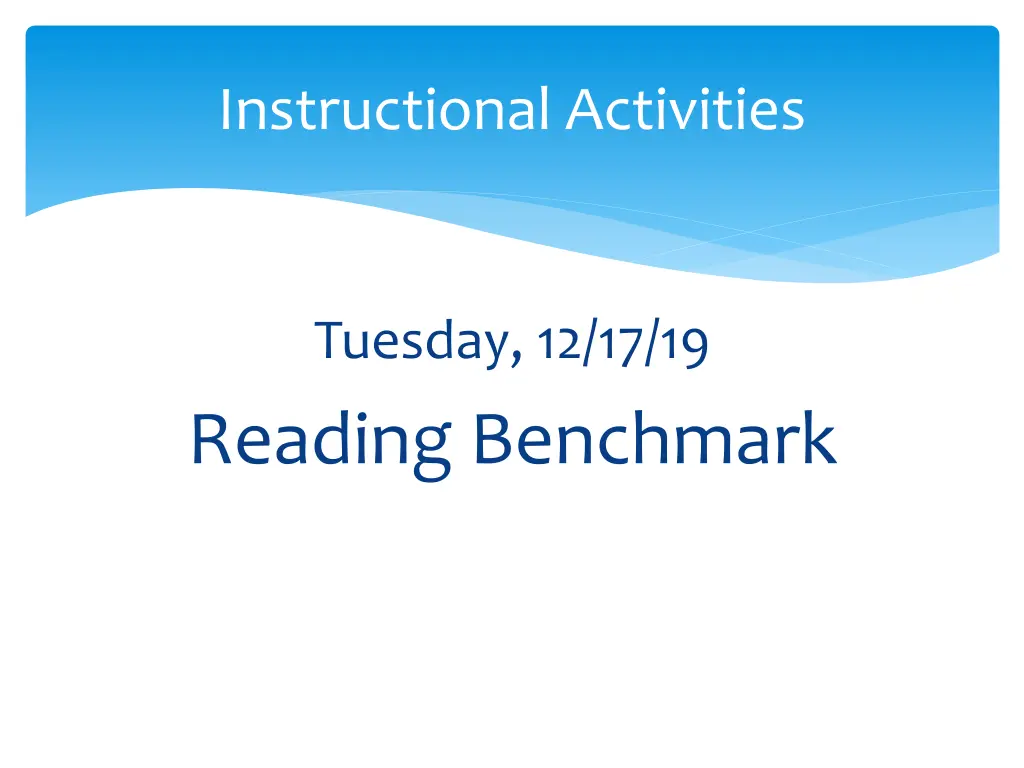 instructional activities 1