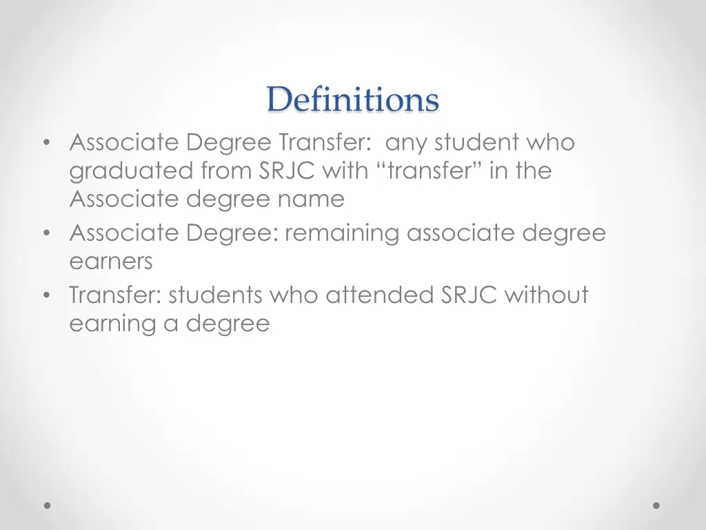 definitions