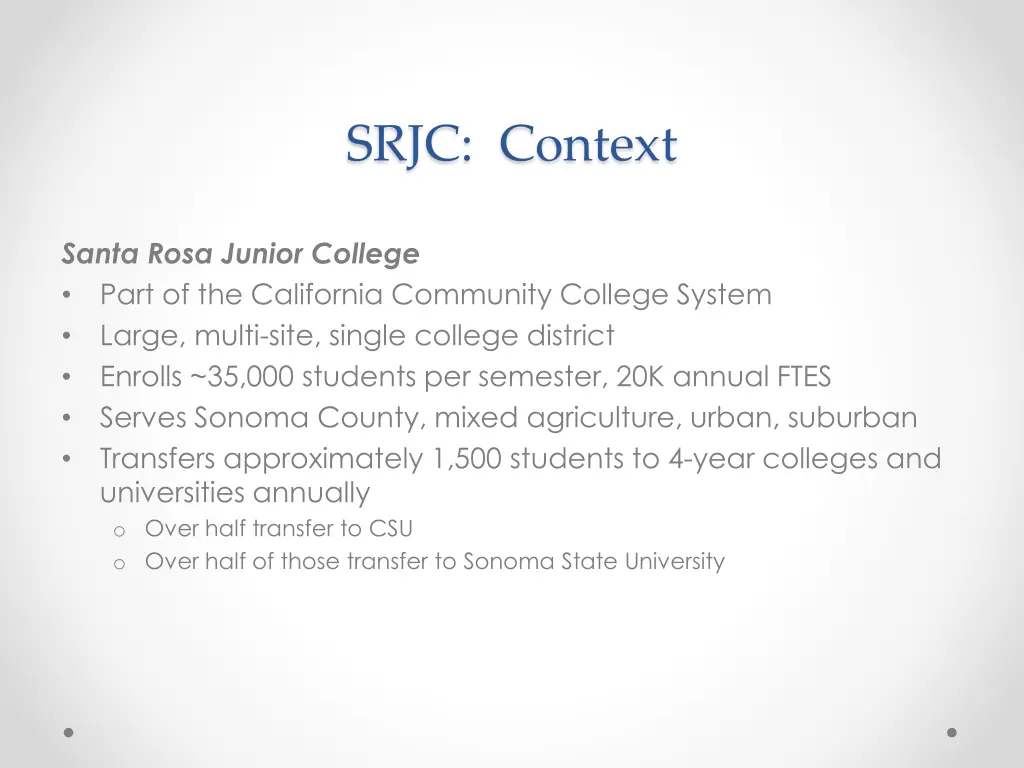 srjc context