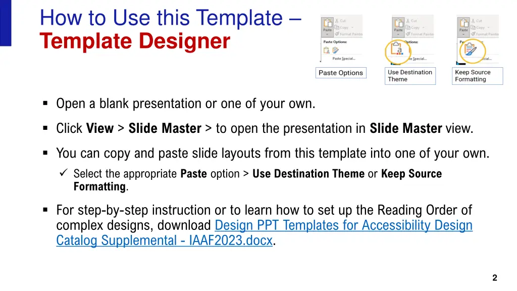 how to use this template template designer