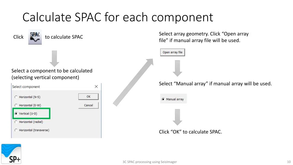 calculate spac for each component