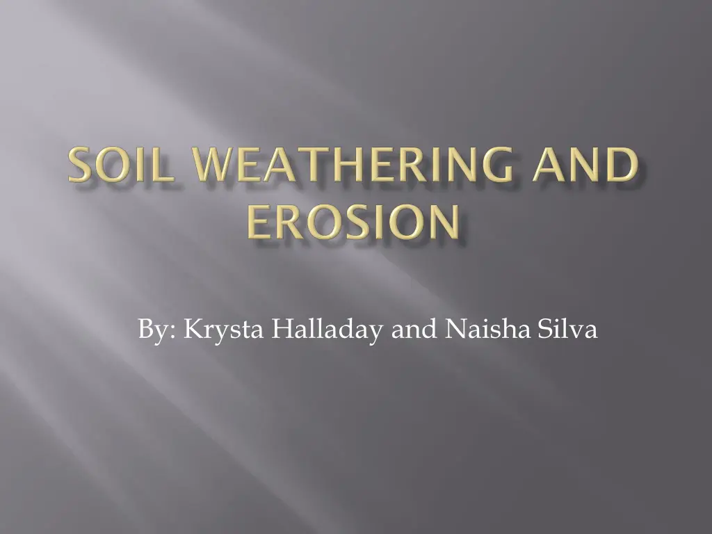 by krysta halladay and naisha silva