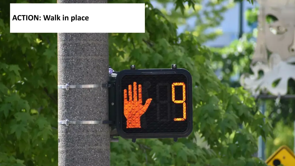 action walk in place