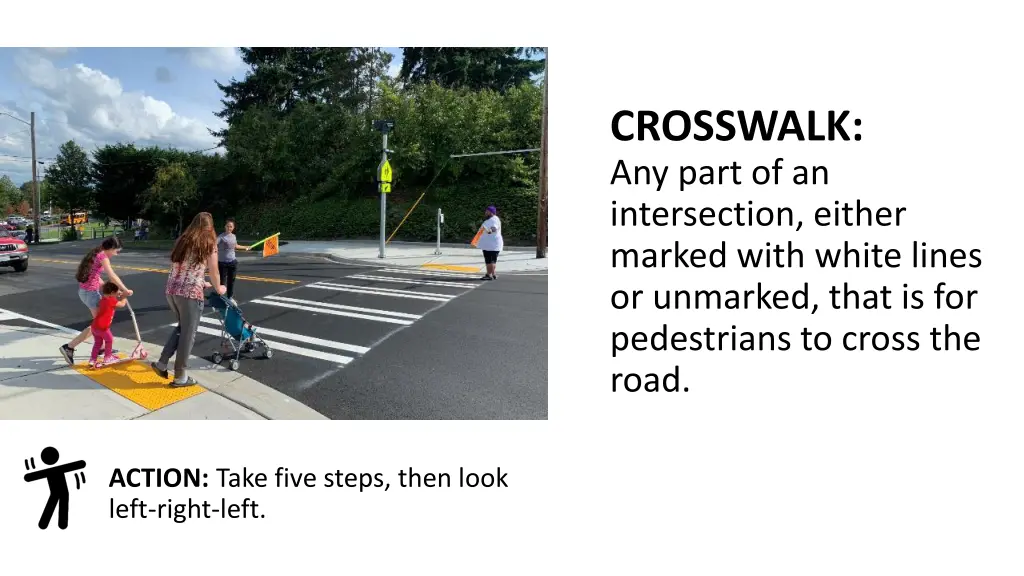 crosswalk any part of an intersection either