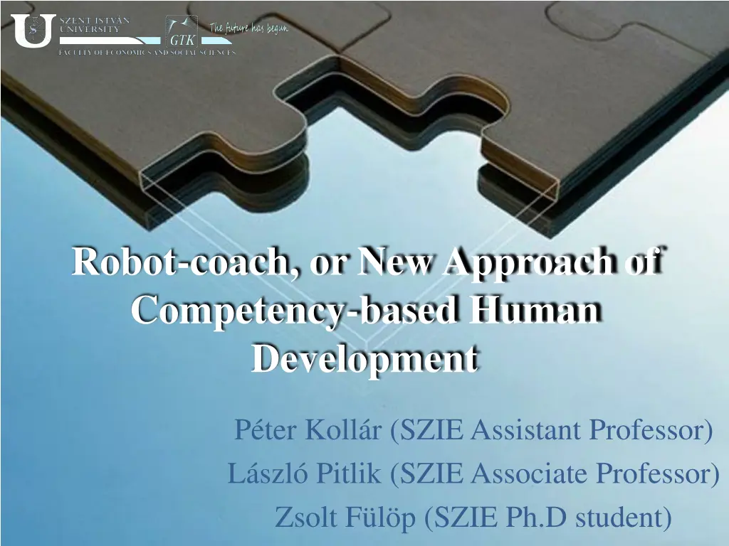 robot coach or new approach of competency based