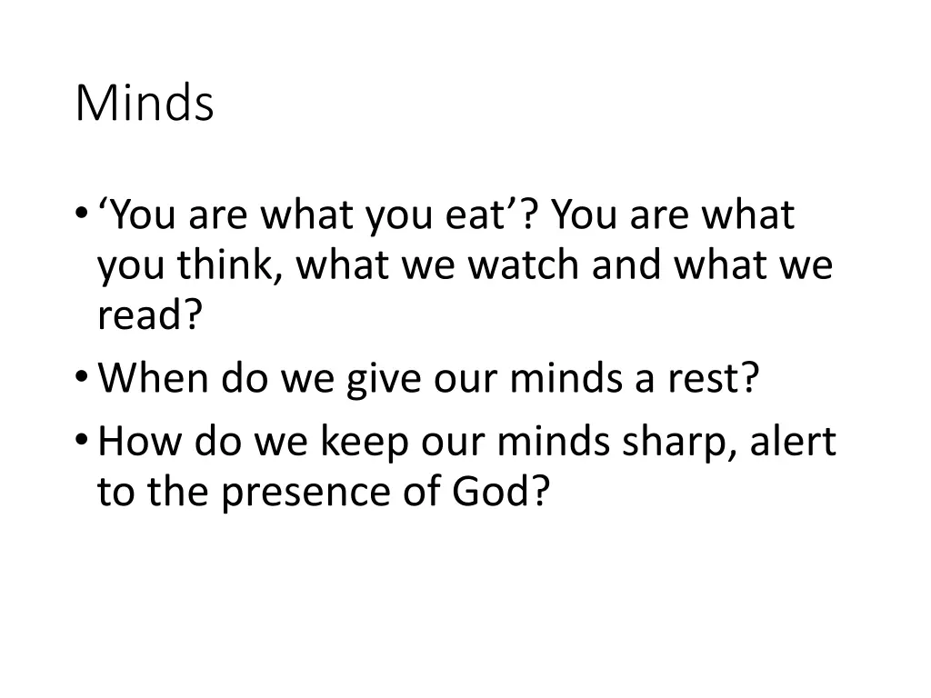 minds