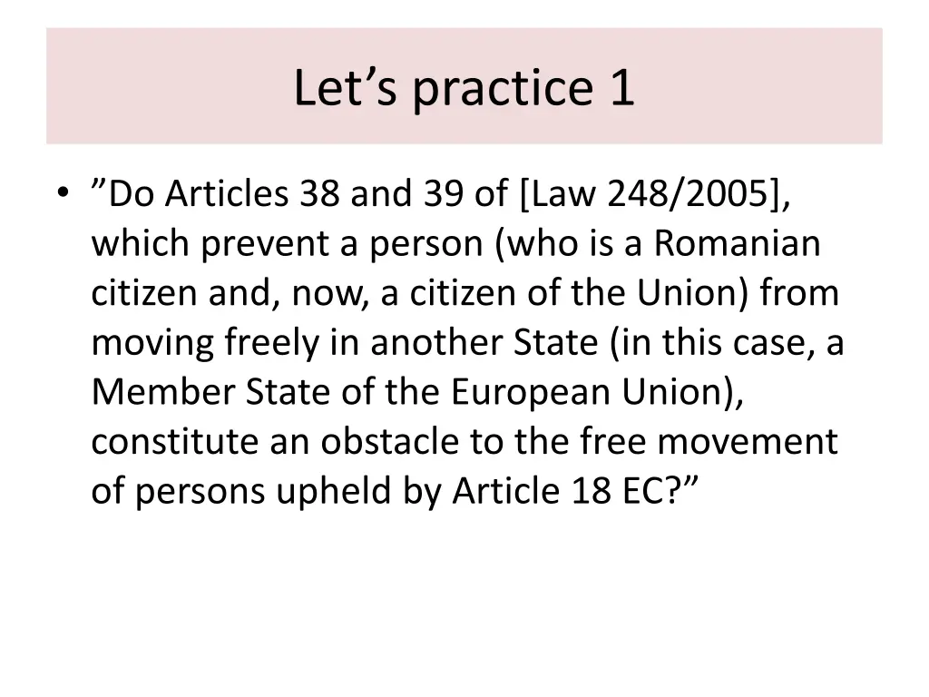 l et s practice 1
