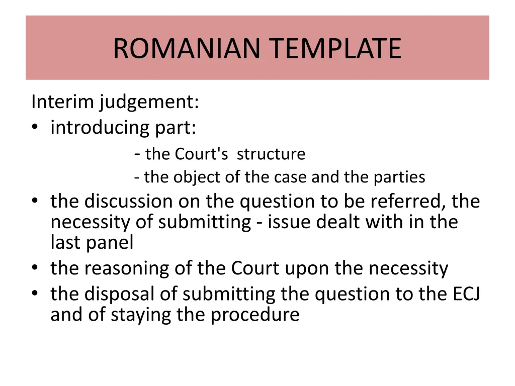 romanian template