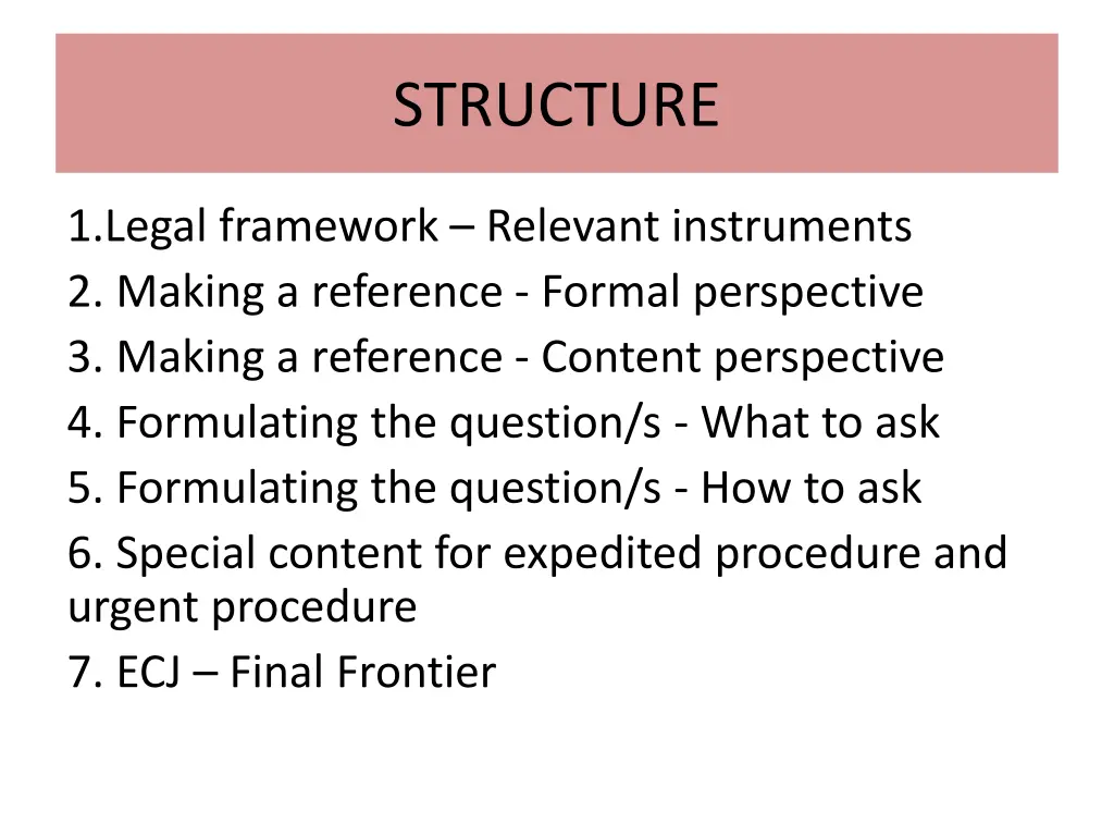 structure