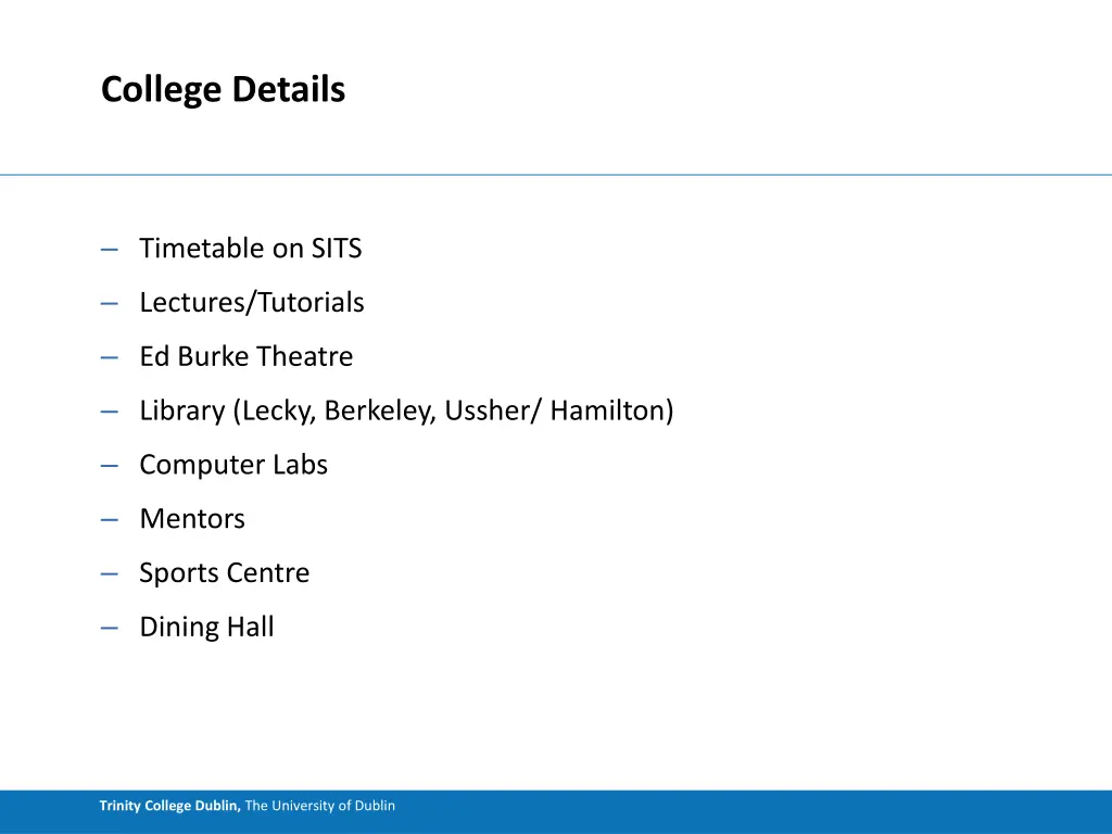 college details