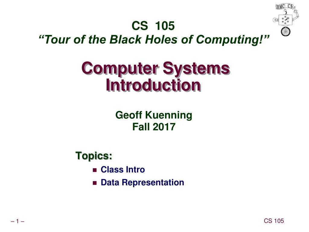 cs 105