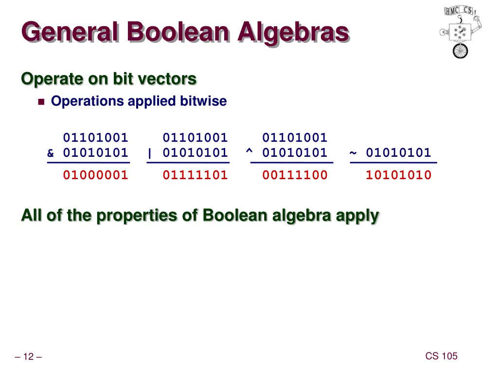 general boolean algebras