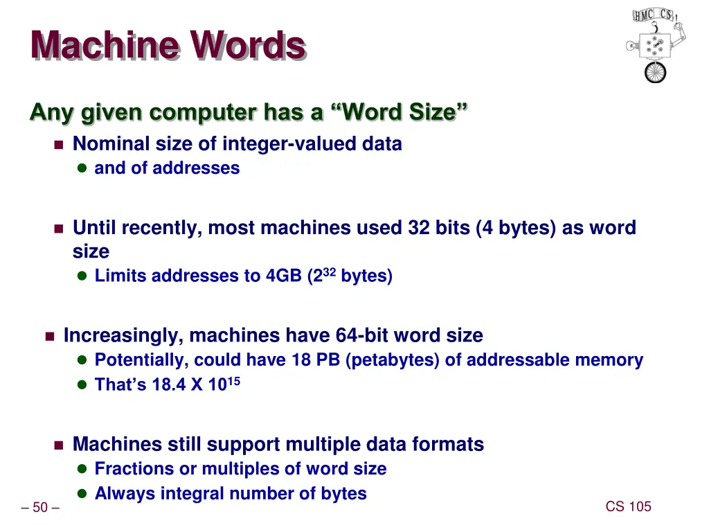 machine words