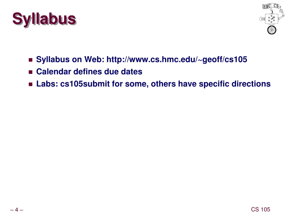 syllabus