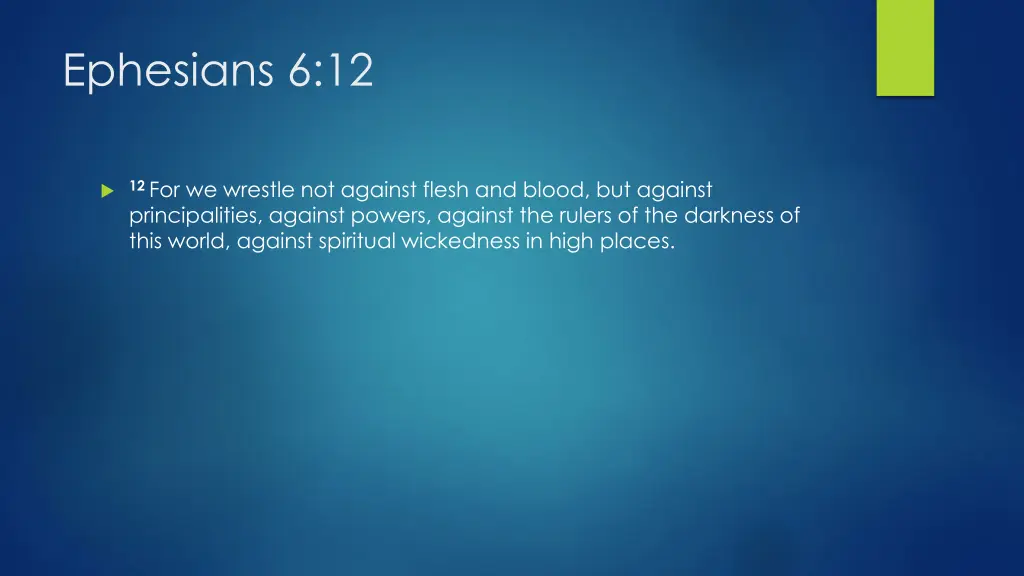 ephesians 6 12