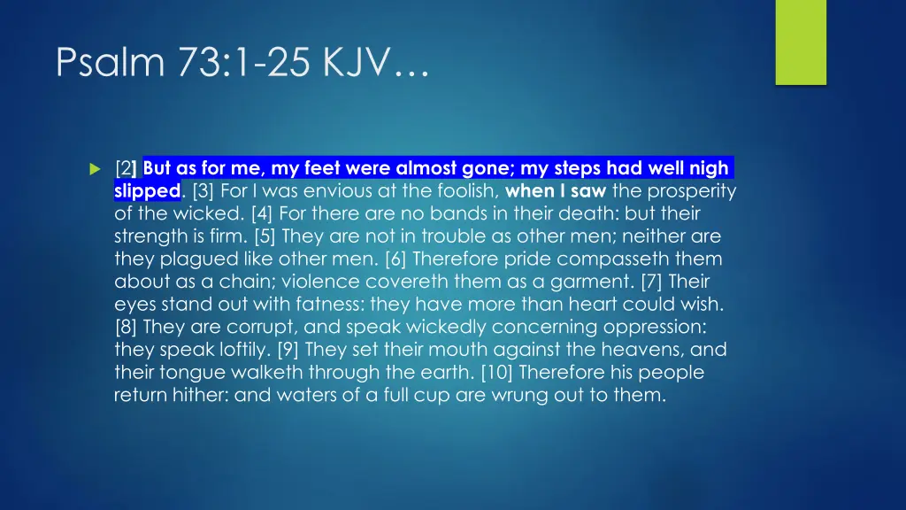 psalm 73 1 25 kjv