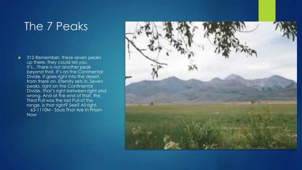 the 7 peaks