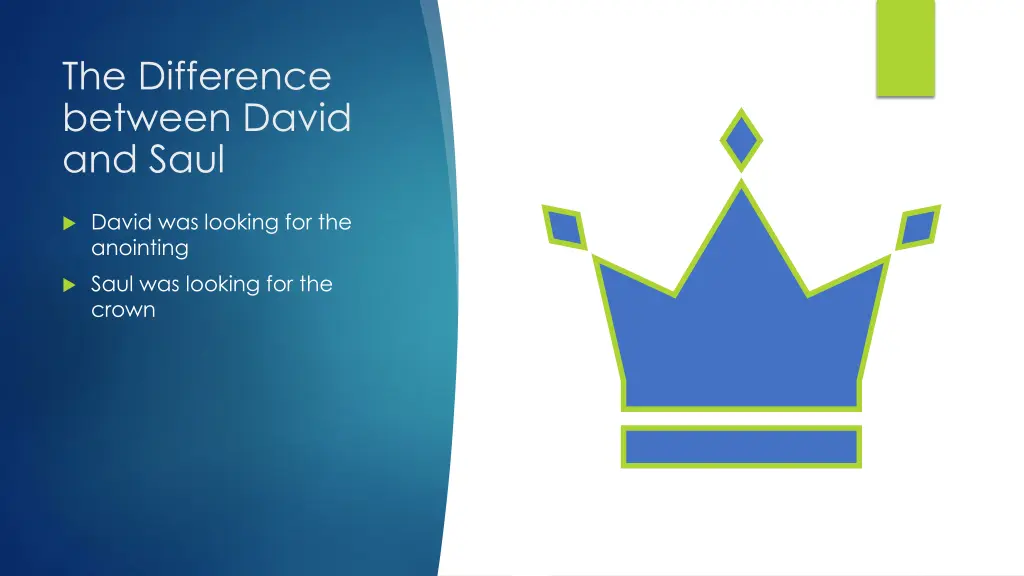 the difference between david and saul
