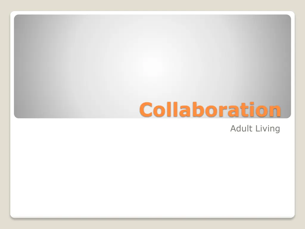 collaboration