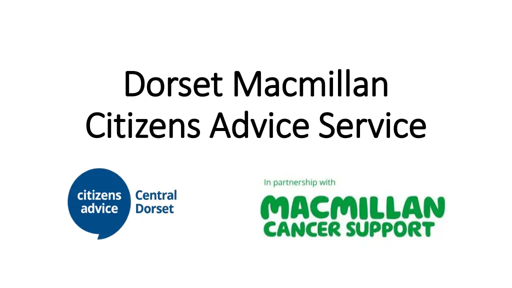 dorset macmillan dorset macmillan citizens advice